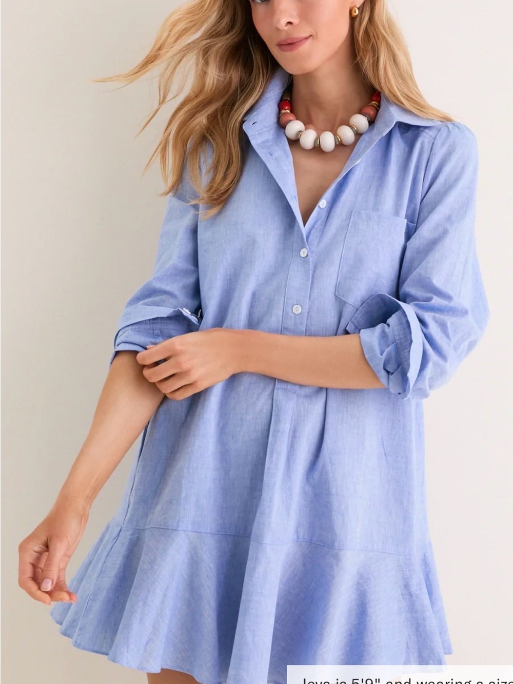 Tuckernuck Chambray Shirt Dress